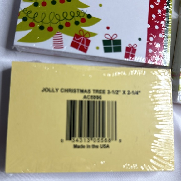 Jolly Christmas Tree Enclosure Card 3.5x2.25" Pack of 50 - Picture 3 of 5